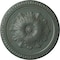 Ekena Millwork Richmond Ceiling Medallion (Fits Canopies up to 2 5/8"), 18"OD x 1 3/8"P, Cloud Burst Crackle CM18RICBC - alternate 1